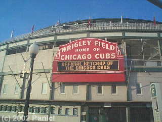 Wrigley Field, Chicago baseball park.