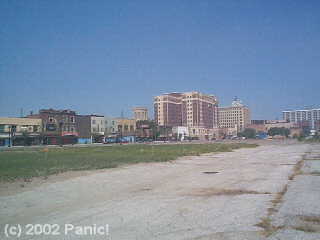 Gary Indiana where whole blocks of the main street are gone