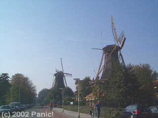 Typical Dutch windmills - possibly retained for toursists.