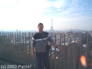 Me, the Eiffel Tower and Arcd De Triumph