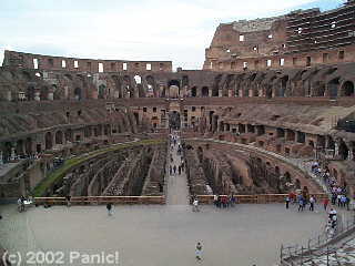 The coloseum in Rome