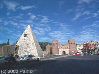 2000 year old pyramid in Rome